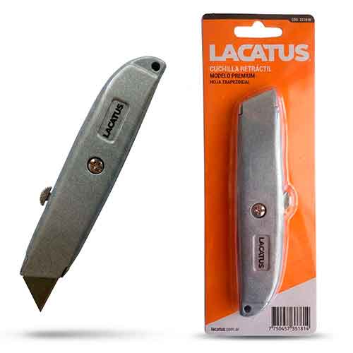 Trincheta cutter trapezoidal de aluminio