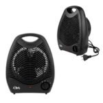 Caloventor 1000 / 2000 W c/ termostato negro